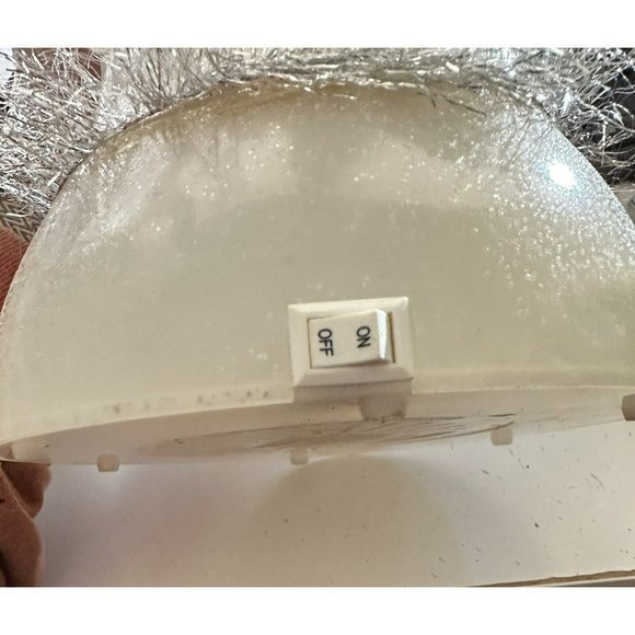 Christmas Vtg 18” Snowman Lamp Multicolor Light Up Plastic Mold Bottle Brush - Picture 7 of 7